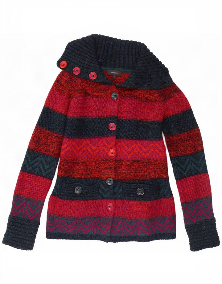 Marks & Spencer Womens Per Una Cardigan Sweater UK 10 Small Multicoloured