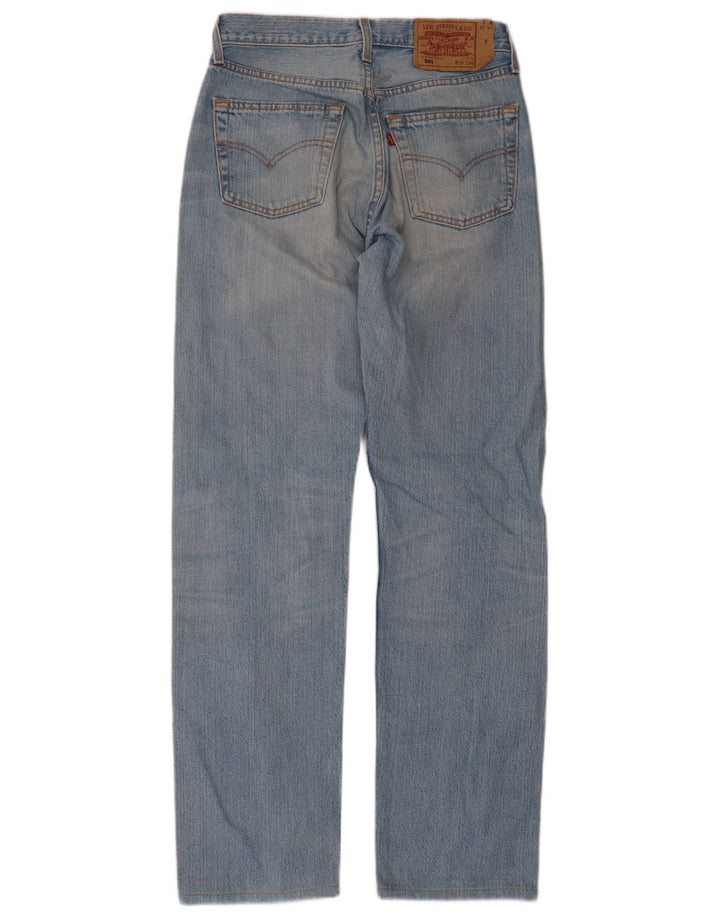 Levi's Mens 501 Straight Jeans W29 L34 Blue Cotton