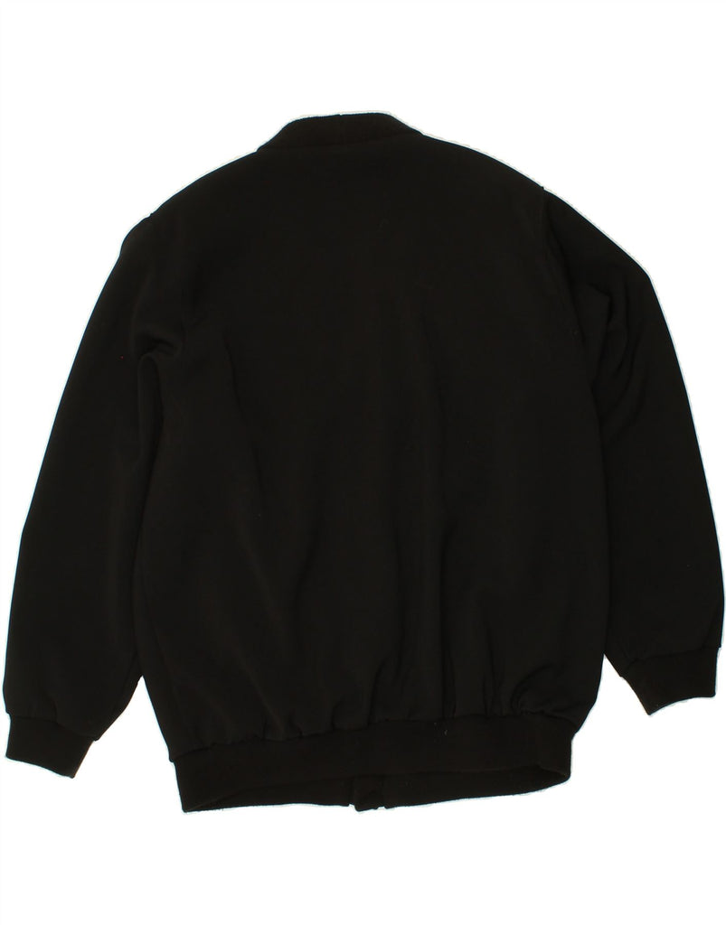 ROGER KENT Mens Bomber Jacket UK 44 2XL Black Colourblock Polyester Vintage Roger Kent and Second-Hand Roger Kent from Messina Hembry 