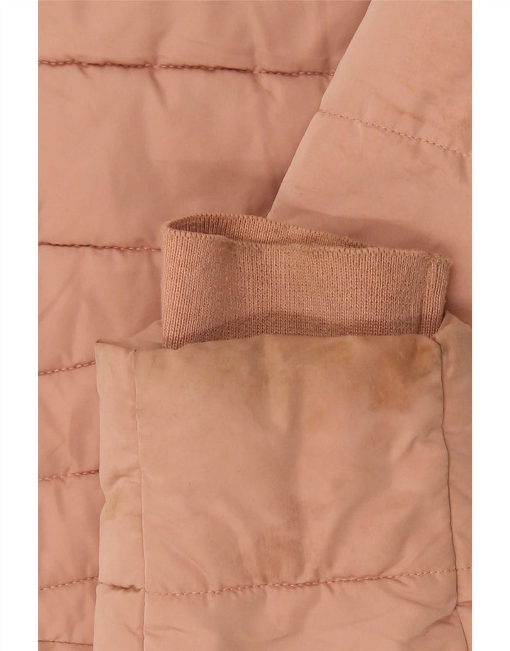 Zara Womens Padded Jacket UK 12 Medium Pink Polyester