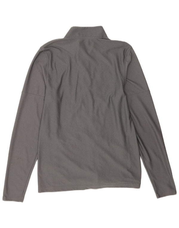 Under Armour Mens Tracksuit Top Jacket Medium Grey Polyester