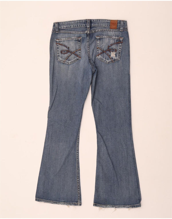 BKE Womens Flared Jeans W29 L29 Blue Cotton