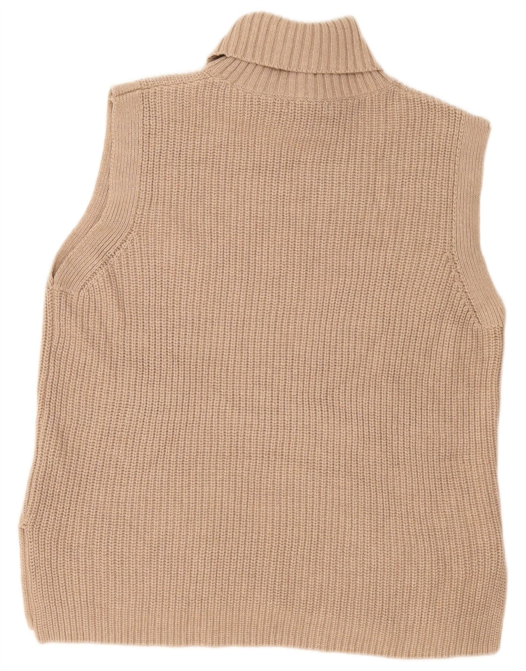 Marks & Spencer Womens Longline Oversized Vest Tank Top UK 10 Small Beige