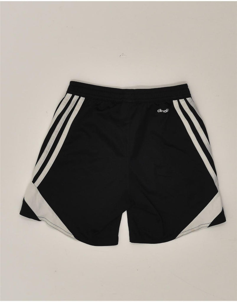 ADIDAS Boys Sport Shorts 4-5 Years Small Black Colourblock Polyester | Vintage Adidas | Thrift | Second-Hand Adidas | Used Clothing | Messina Hembry 