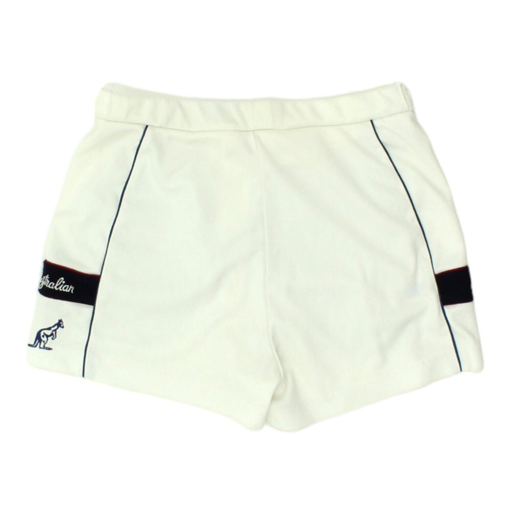 Australian By L'Alpina Boys White Tennis Shorts | Vintage 90s Kids Sportswear | Vintage Messina Hembry | Thrift | Second-Hand Messina Hembry | Used Clothing | Messina Hembry 