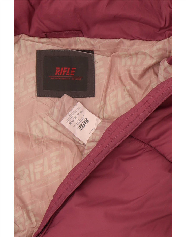 Rifle Womens Padded Jacket UK 14 Medium Purple Polyamide