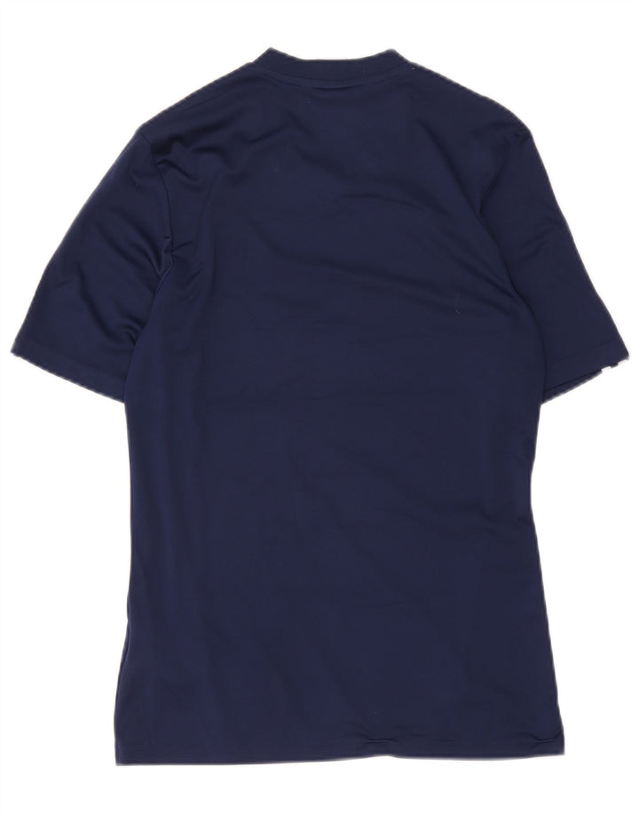 Adidas Mens T-Shirt Top Small Navy Blue Polyester