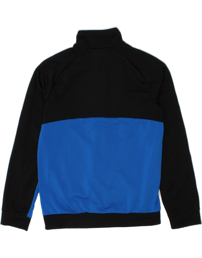 PUMA Boys Tracksuit Top Jacket 11-12 Years Black Colourblock Polyester Vintage Puma and Second-Hand Puma from Messina Hembry 