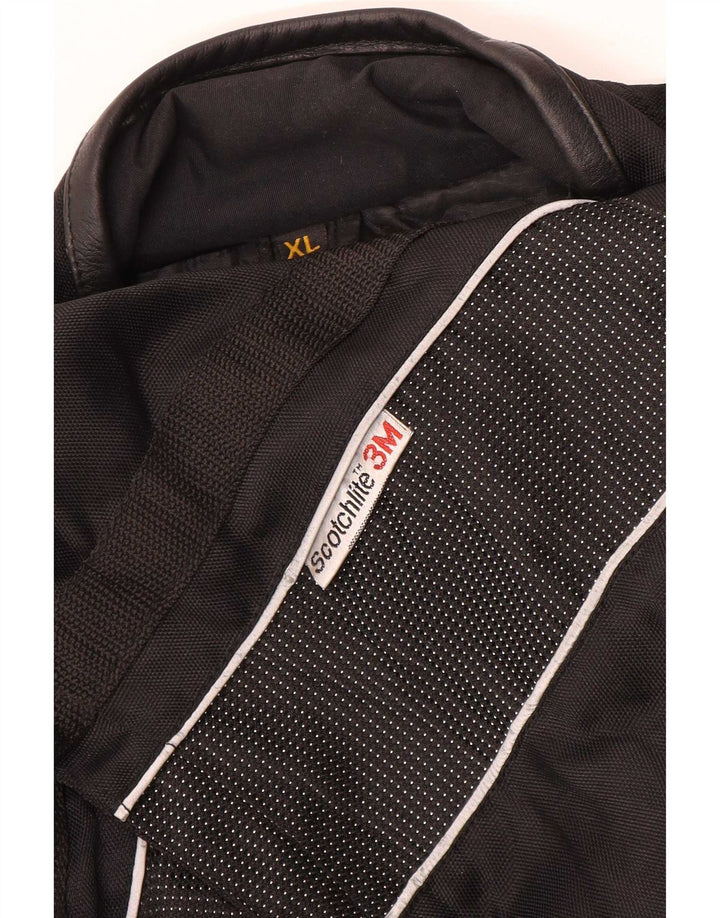 Scotchlite 3M Mens Racing Jacket UK 42 XL Black