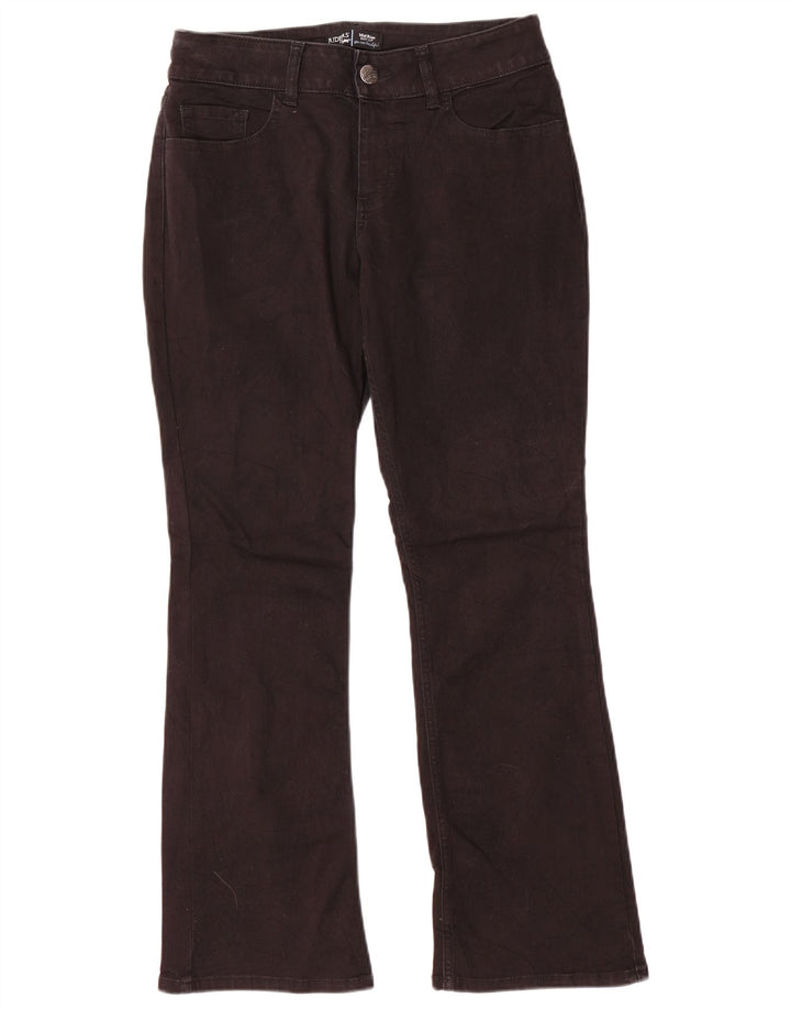Lee Womens Riders Mid Rise Bootcut Jeans US 8 Medium W30 L29 Black Cotton