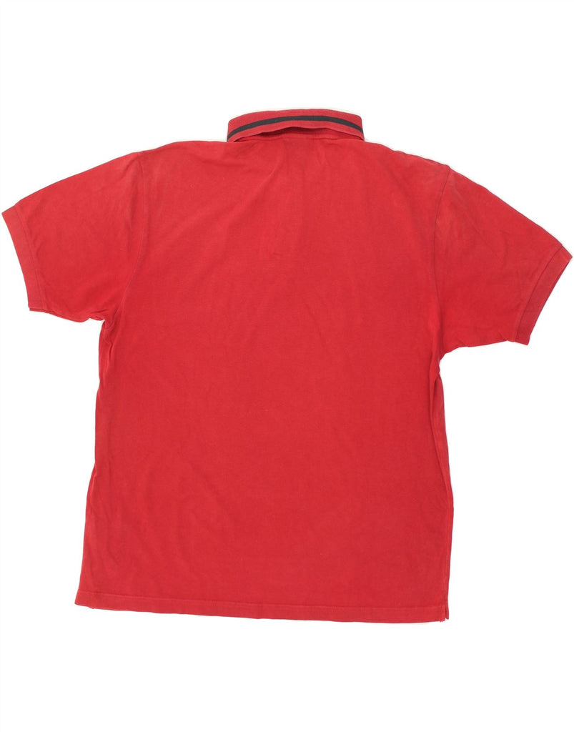 DIADORA Mens Polo Shirt XL Red Cotton | Vintage Diadora | Thrift | Second-Hand Diadora | Used Clothing | Messina Hembry 