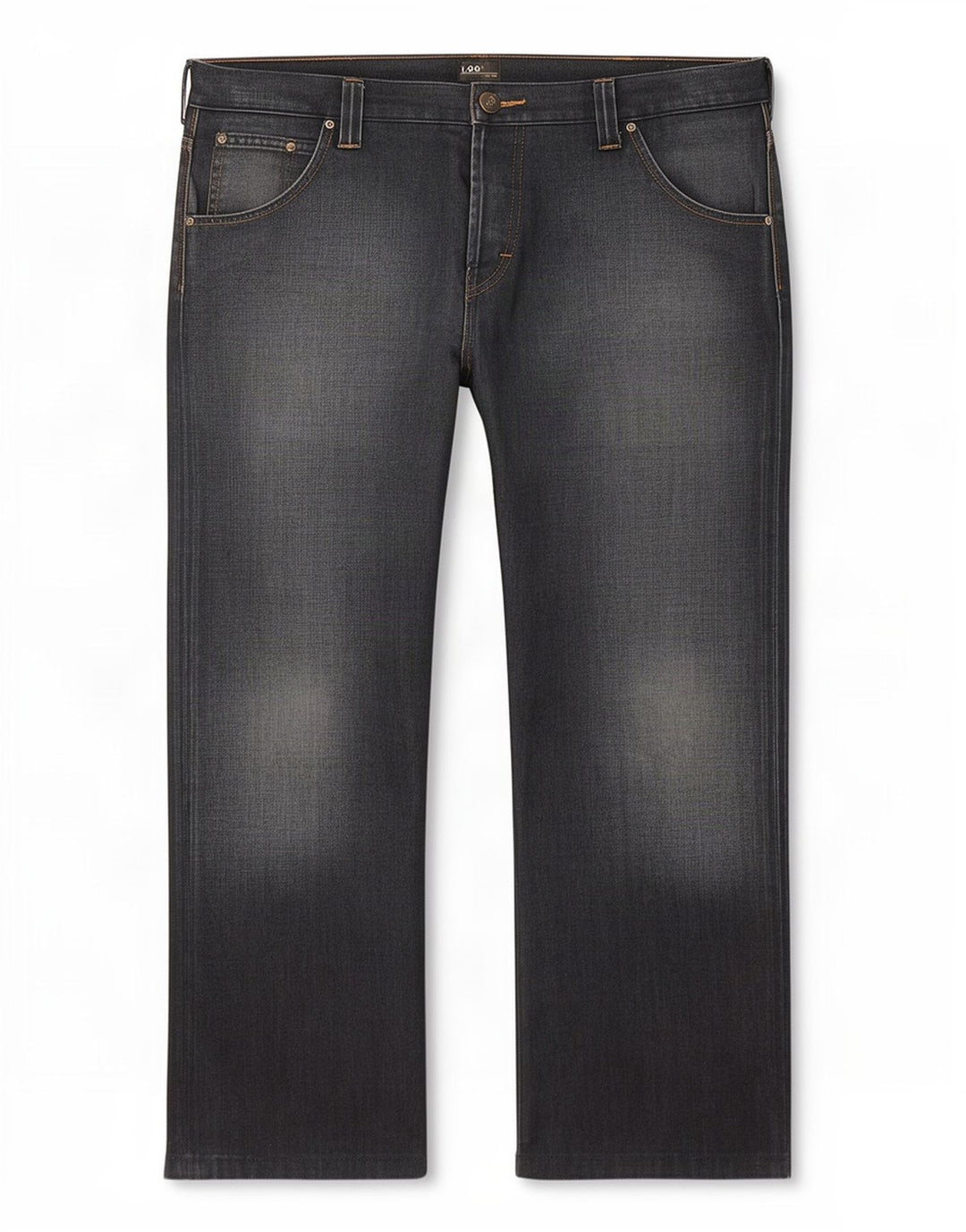 Lee Mens Flint Straight Jeans W38 L28 Navy Blue Cotton