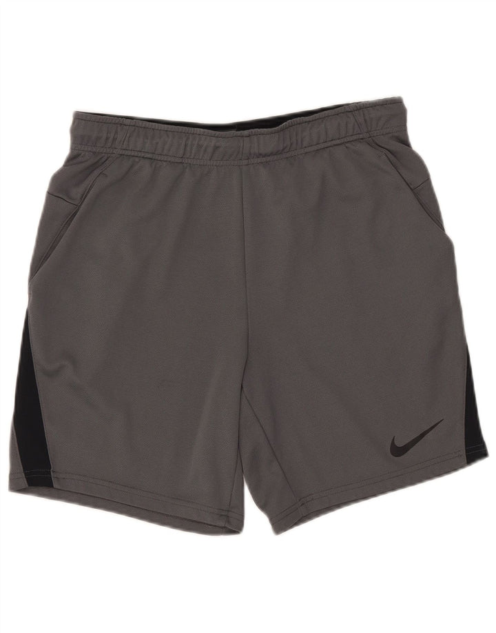 Nike Mens Dri Fit Sport Shorts Medium Grey Colourblock Polyester