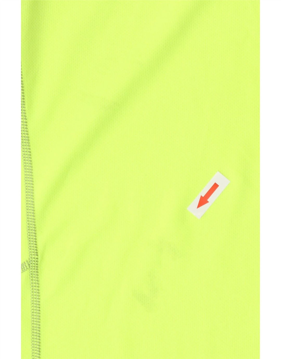 Nike Mens Dri Fit T-Shirt Top Medium Yellow Polyester