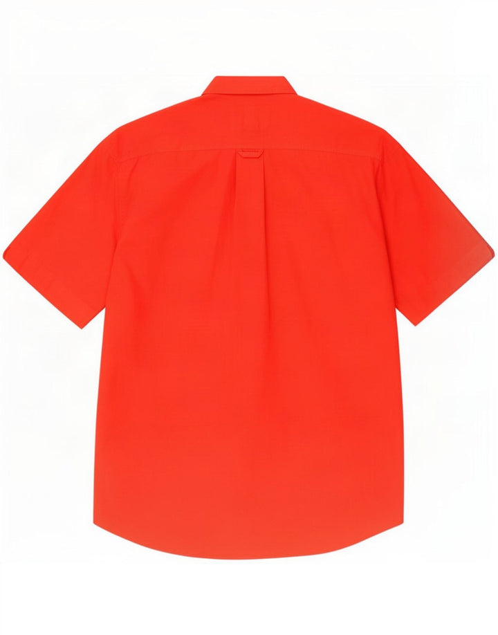 Levi's Mens Short Sleeve Shirt Medium Red Cotton