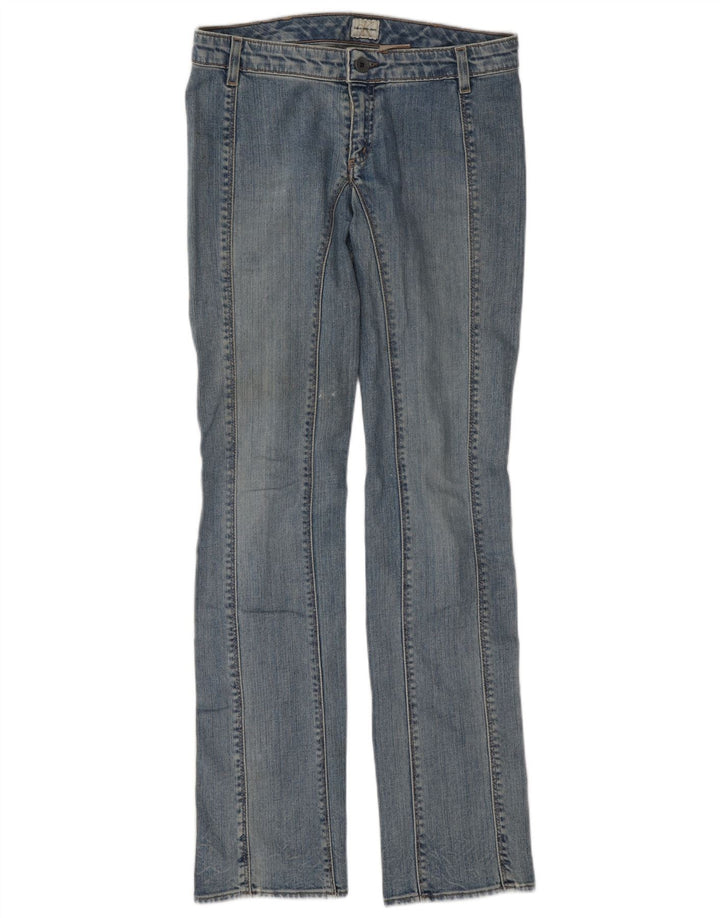 Calvin Klein Womens Straight Jeans W29 L35 Blue Cotton