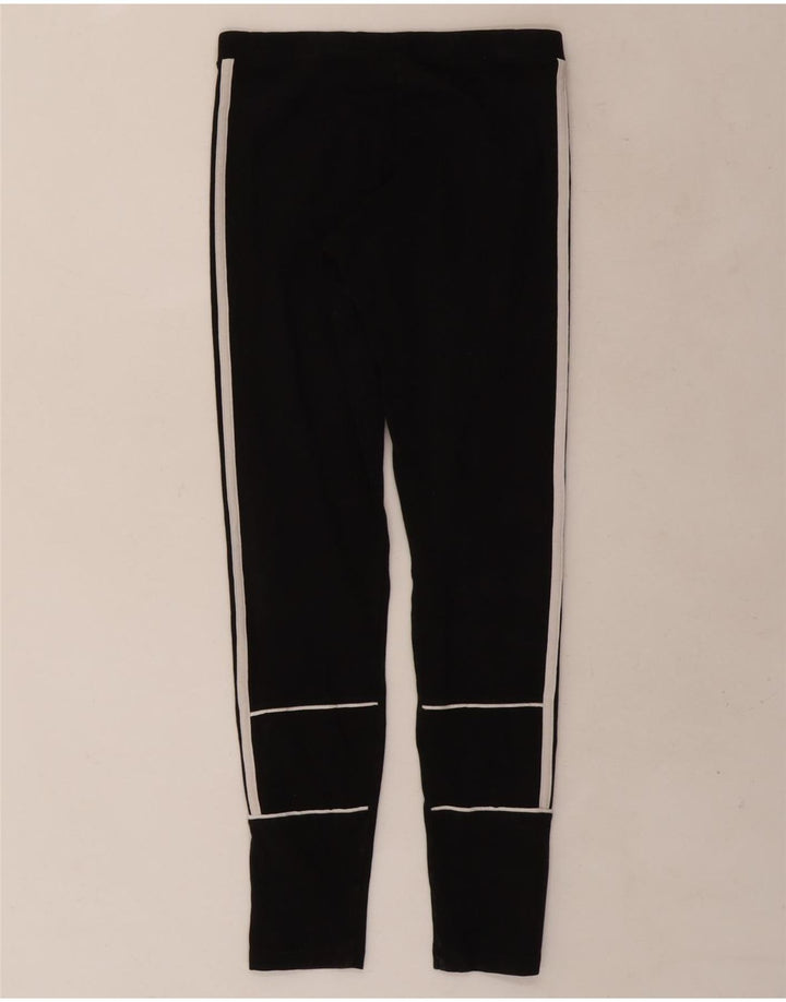 Adidas Womens Leggings UK 8 Small  Black Cotton