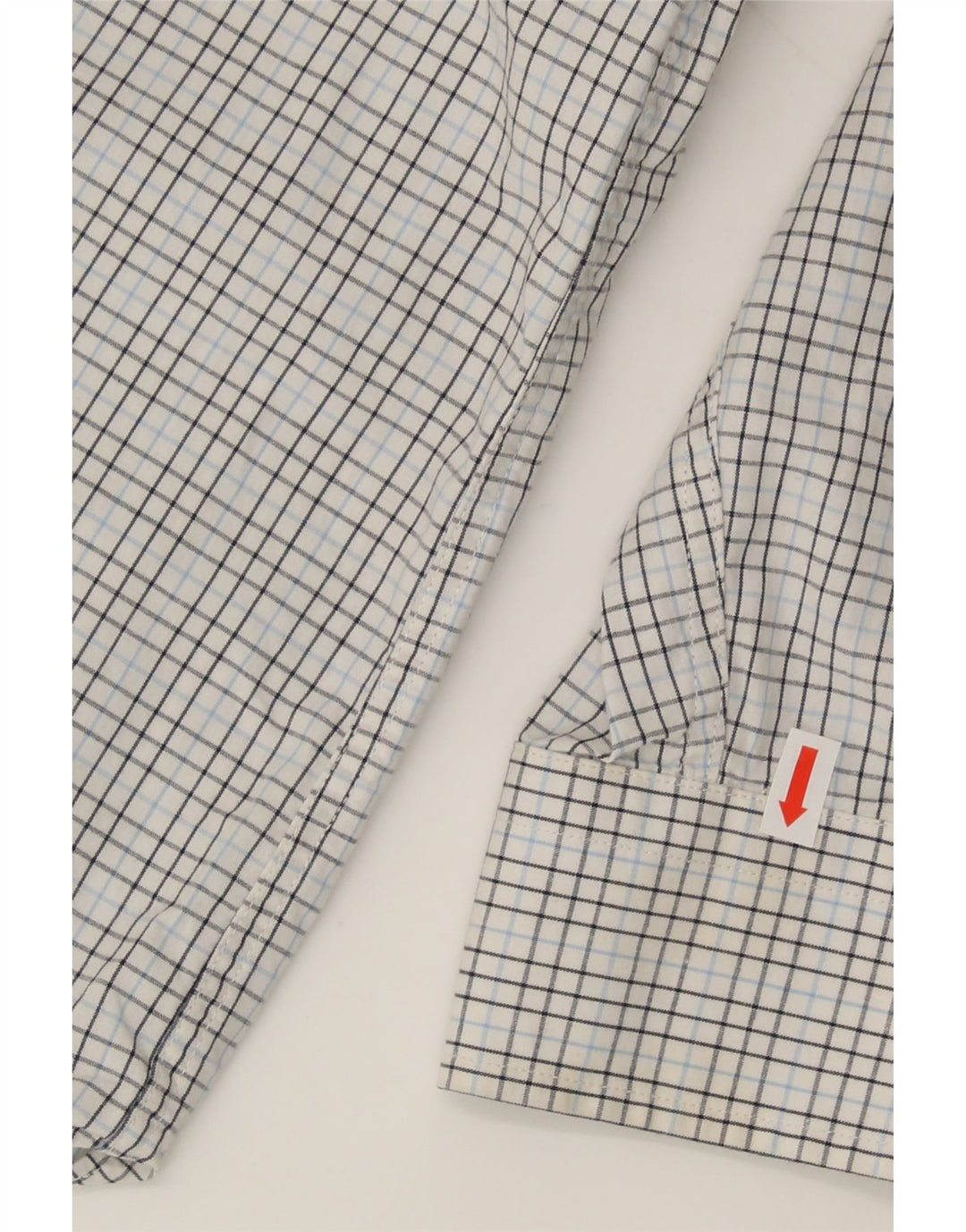 NAUTICA Mens Shirt 2XL White Check Cotton Vintage Nautica and Second-Hand Nautica from Messina Hembry 