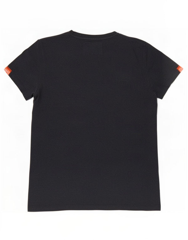 Superdry Mens T-Shirt Top Small Grey Cotton