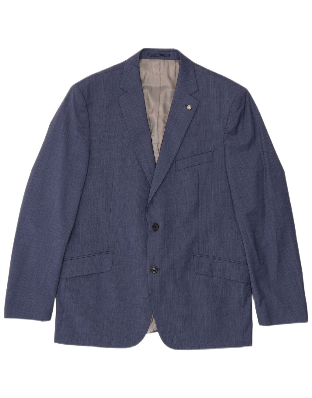 Engbers Mens 2 Button Blazer Jacket IT 54 2XL Blue Polyester