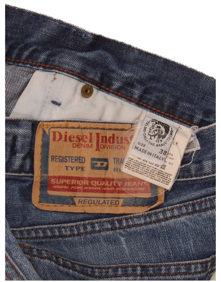 Diesel Mens Denim Shorts W38 XL  Blue Cotton
