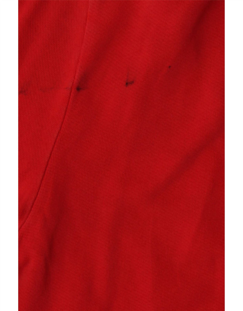 LEVI'S Mens Graphic Hoodie Jumper Small Red Cotton Vintage Levi's and Second-Hand Levi's from Messina Hembry 