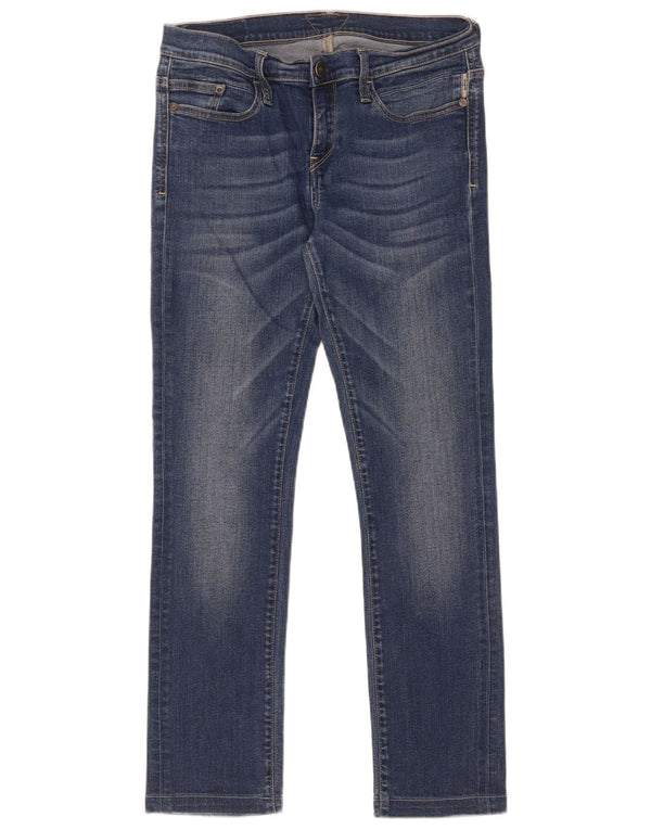 Meltin' Pot Womens Straight Jeans W32 L28 Blue Cotton
