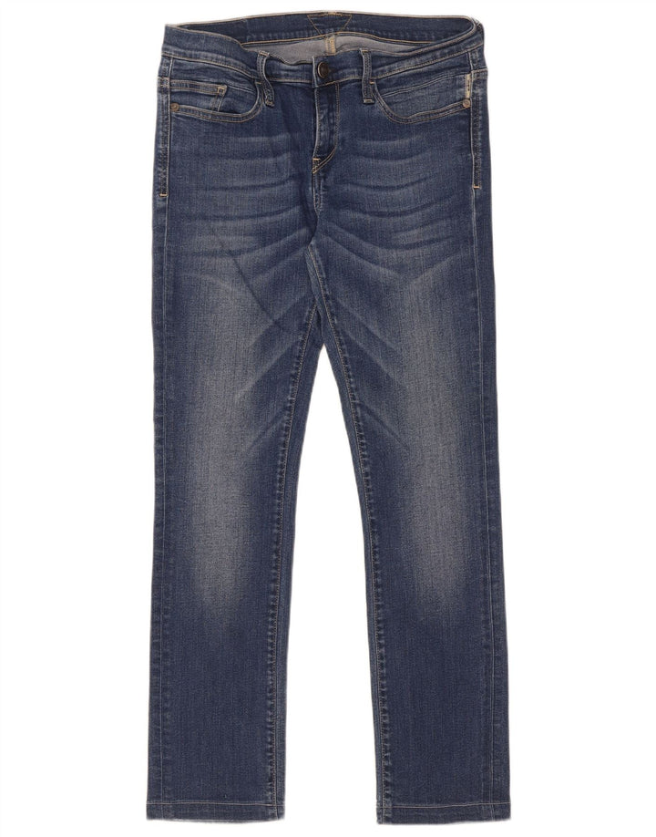 Meltin' Pot Womens Straight Jeans W32 L28 Blue Cotton