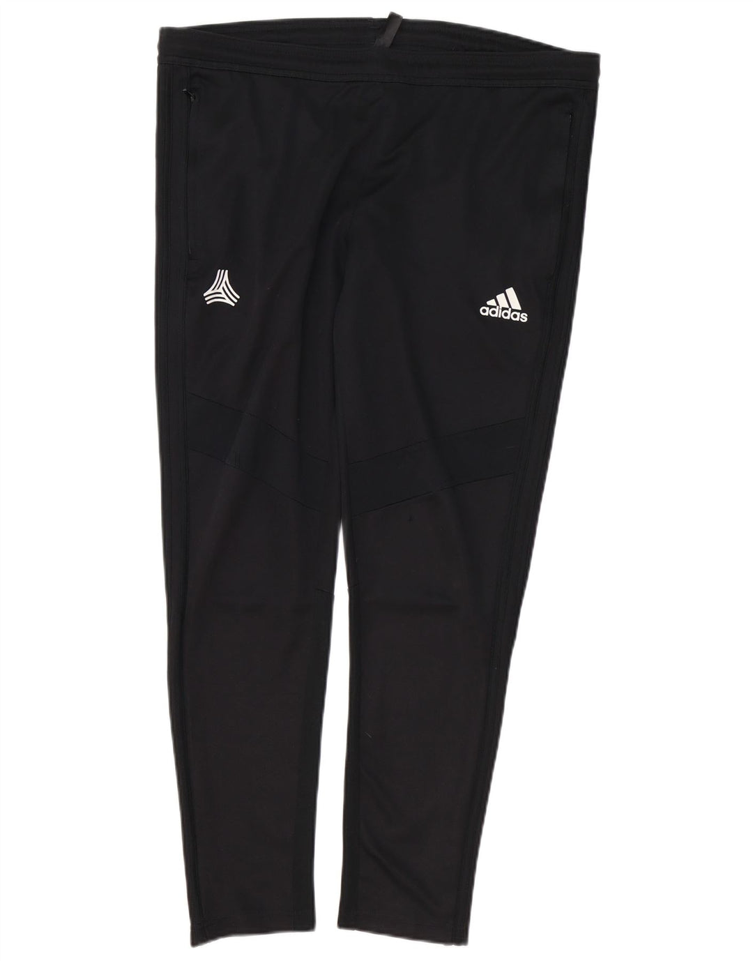 Adidas Mens Tracksuit Trousers Medium  Black Polyester