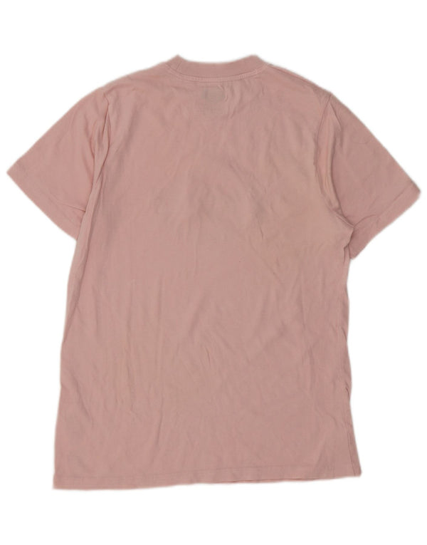 DICKIES Mens Graphic T-Shirt Top XS Pink Cotton
