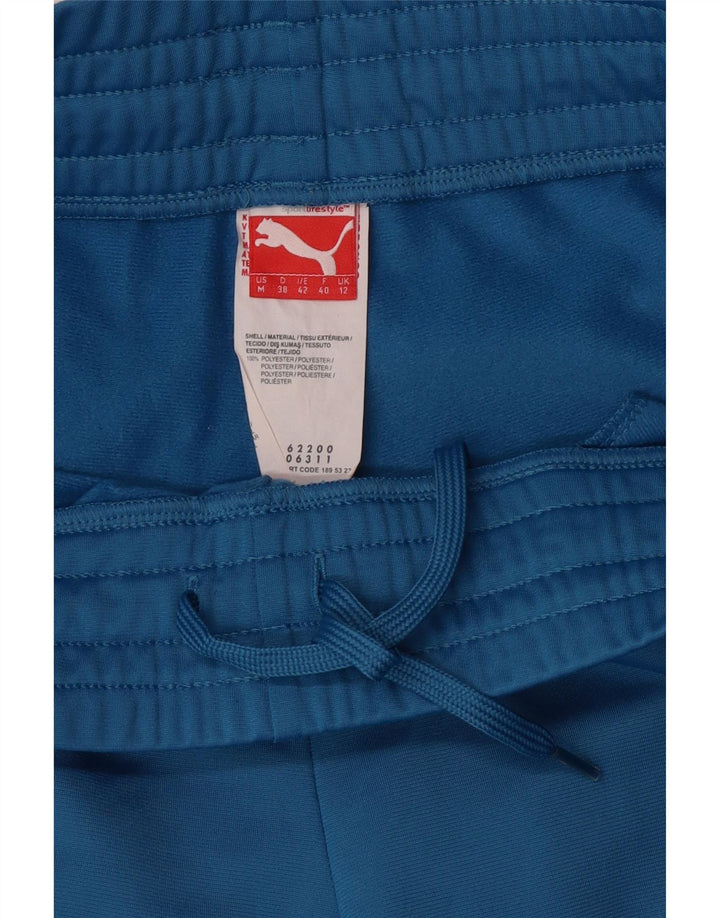 Puma Womens Tracksuit Trousers UK 12 Medium  Blue Polyester