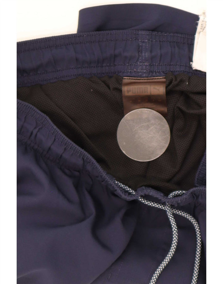 Puma Mens Sport Shorts Medium Navy Blue Polyester