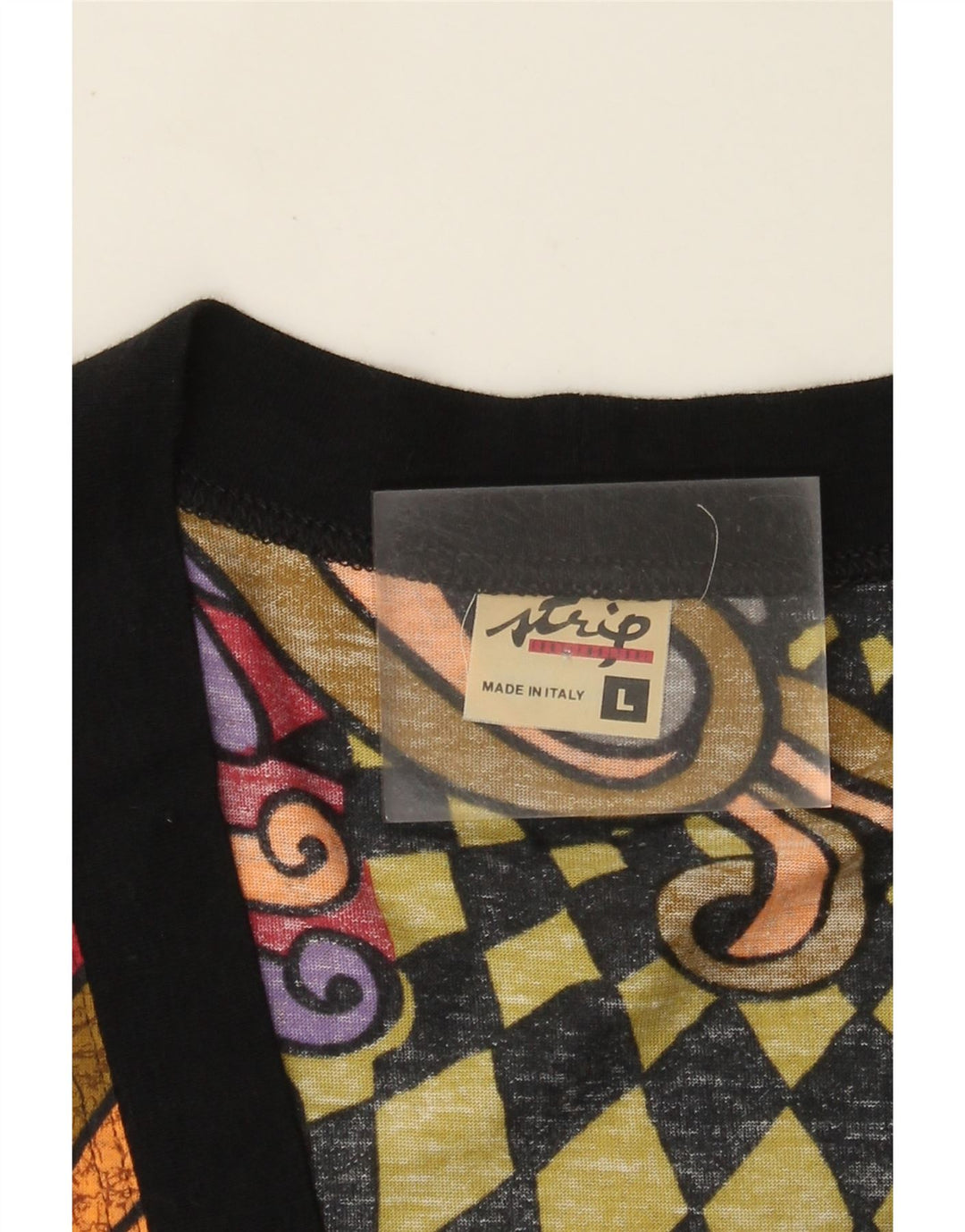 Vintage Womens Oversized Cardigan Top UK 16 Large Multicoloured Geometric