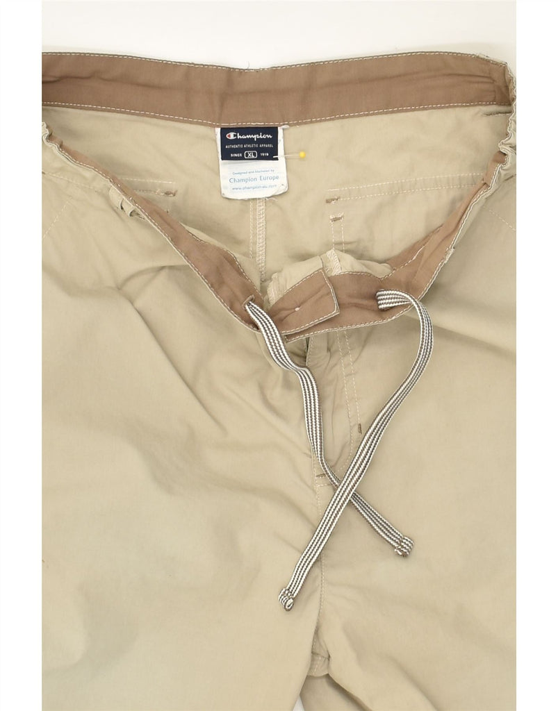 CHAMPION Mens Chino Shorts XL W36 Beige Cotton | Vintage Champion | Thrift | Second-Hand Champion | Used Clothing | Messina Hembry 