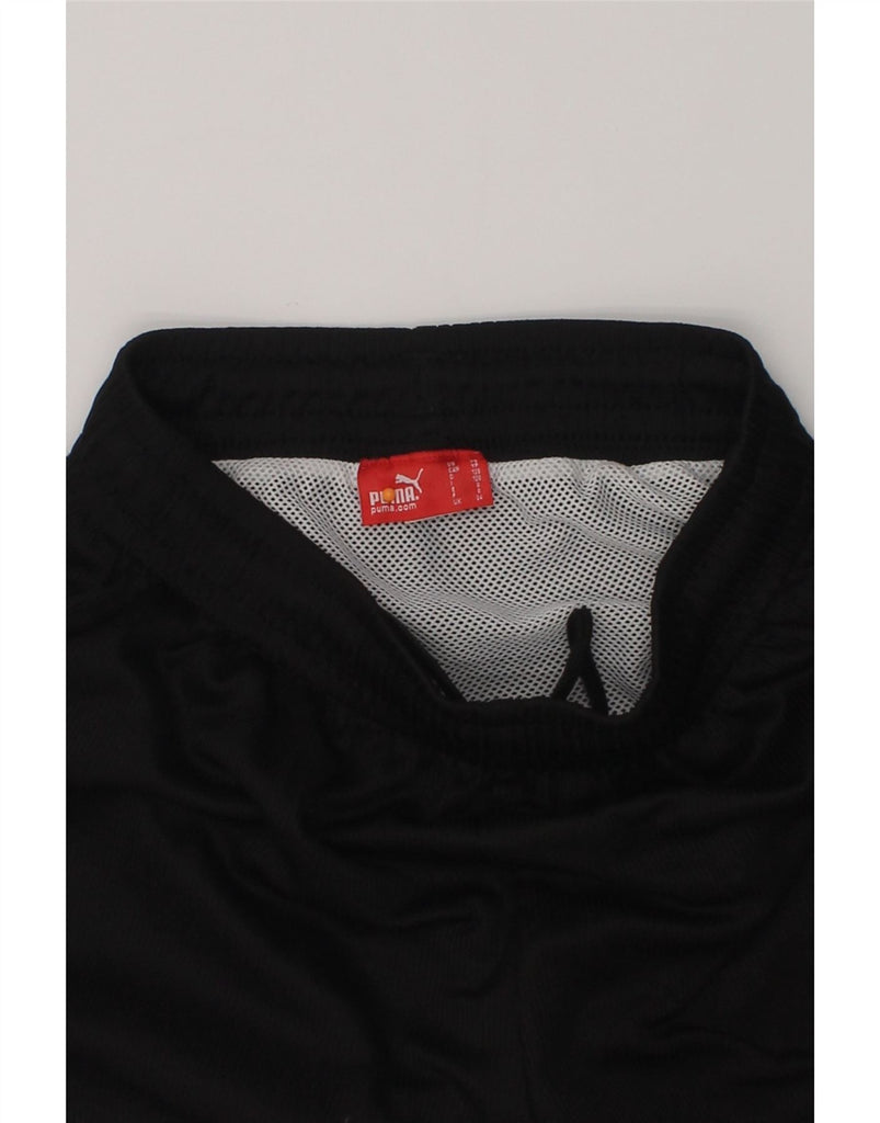 PUMA Boys Sport Shorts 7-8 Years Black | Vintage Puma | Thrift | Second-Hand Puma | Used Clothing | Messina Hembry 