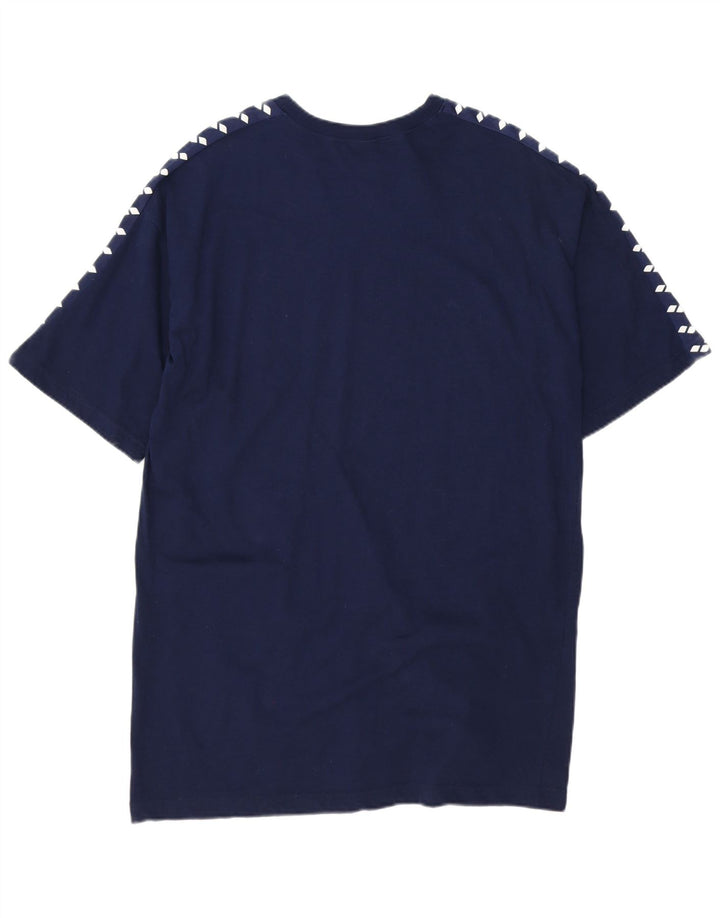 Arena Mens Graphic T-Shirt Top Medium Navy Blue