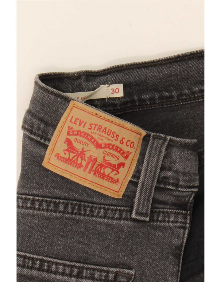 Levi's Womens Ribcage High Rise Flared Jeans W30 L28 Grey