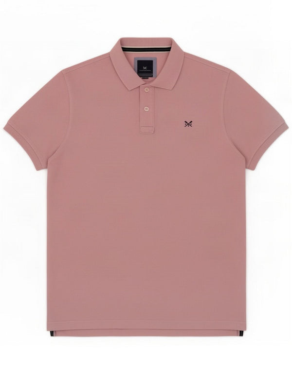 Crew Clothing Mens Polo Shirt XL Pink Cotton