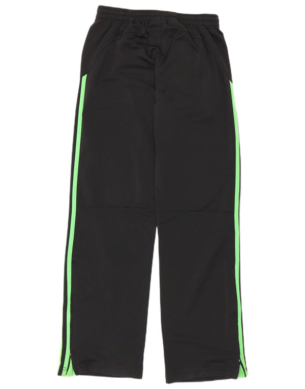 Adidas Girls Tracksuit Trousers 13-14 Years Black Colourblock Polyester