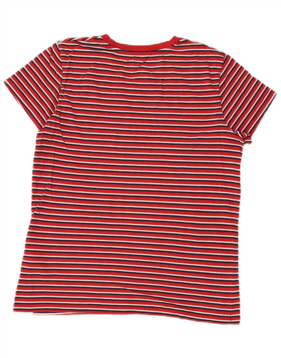 LEVI'S Mens T-Shirt Top Small Red Striped Cotton