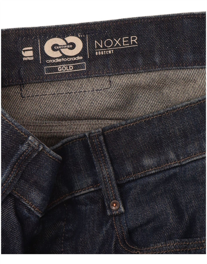 G-Star Mens Noxer Bootcut Jeans W30 L34 Navy Blue