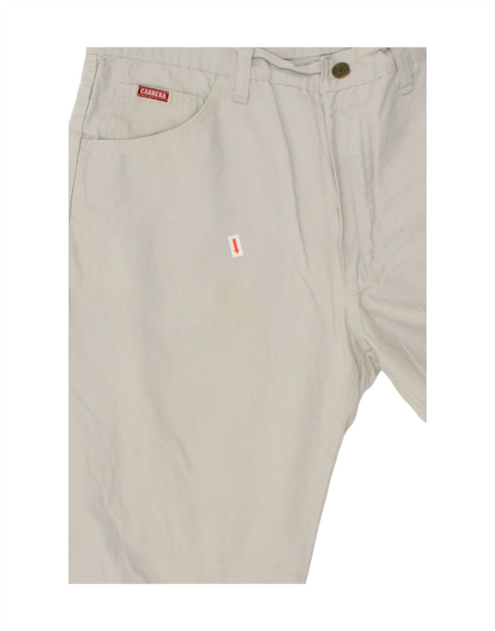 CARRERA Mens Straight Casual Trousers W36 L26 Grey Cotton Vintage Carrera and Second-Hand Carrera from Messina Hembry 