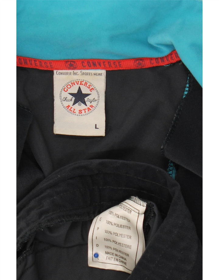 CONVERSE Mens Chuck Taylor Tracksuit Top Jacket Large Navy Blue