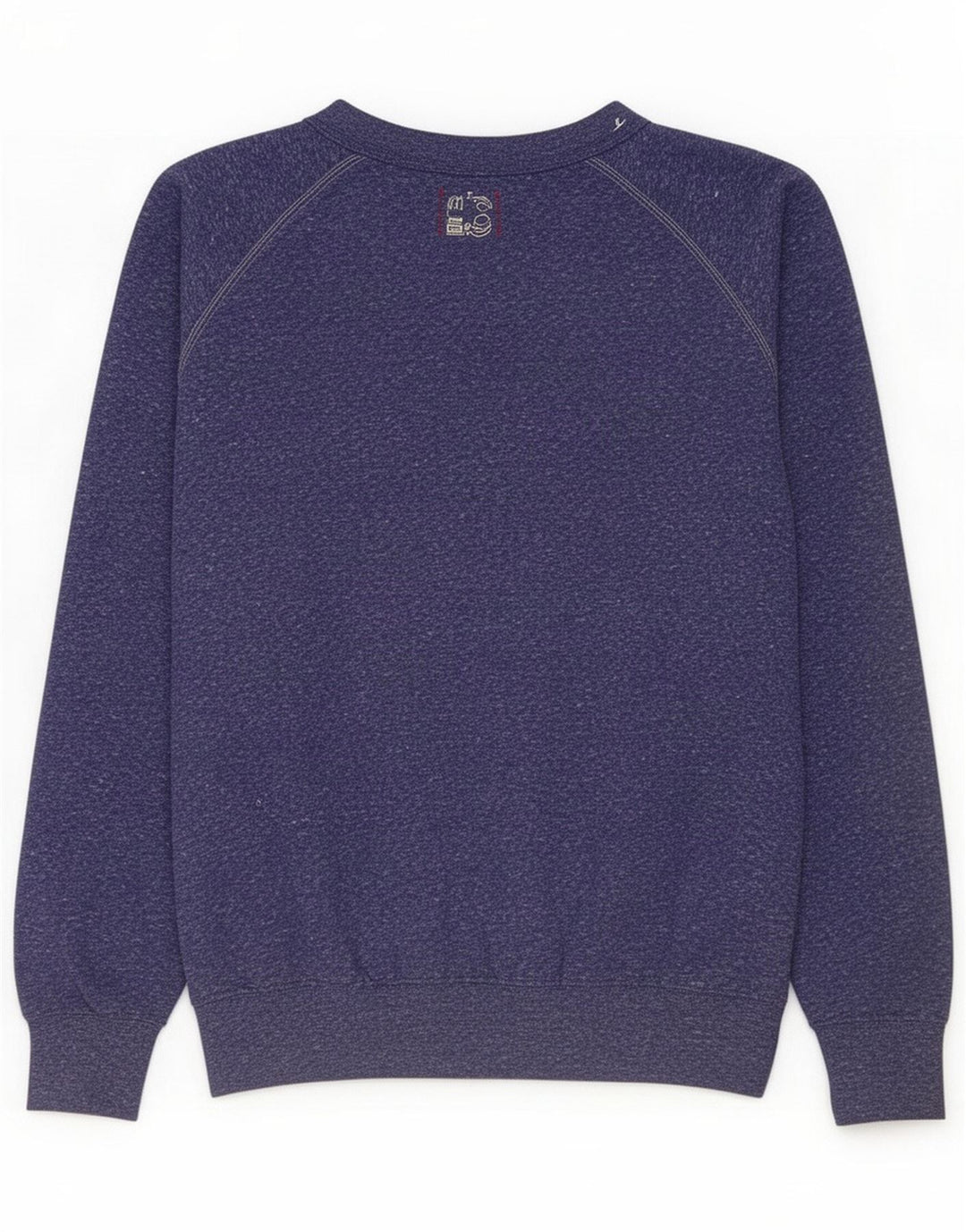 Replay Mens Graphic Sweatshirt Jumper Medium Blue Polyester