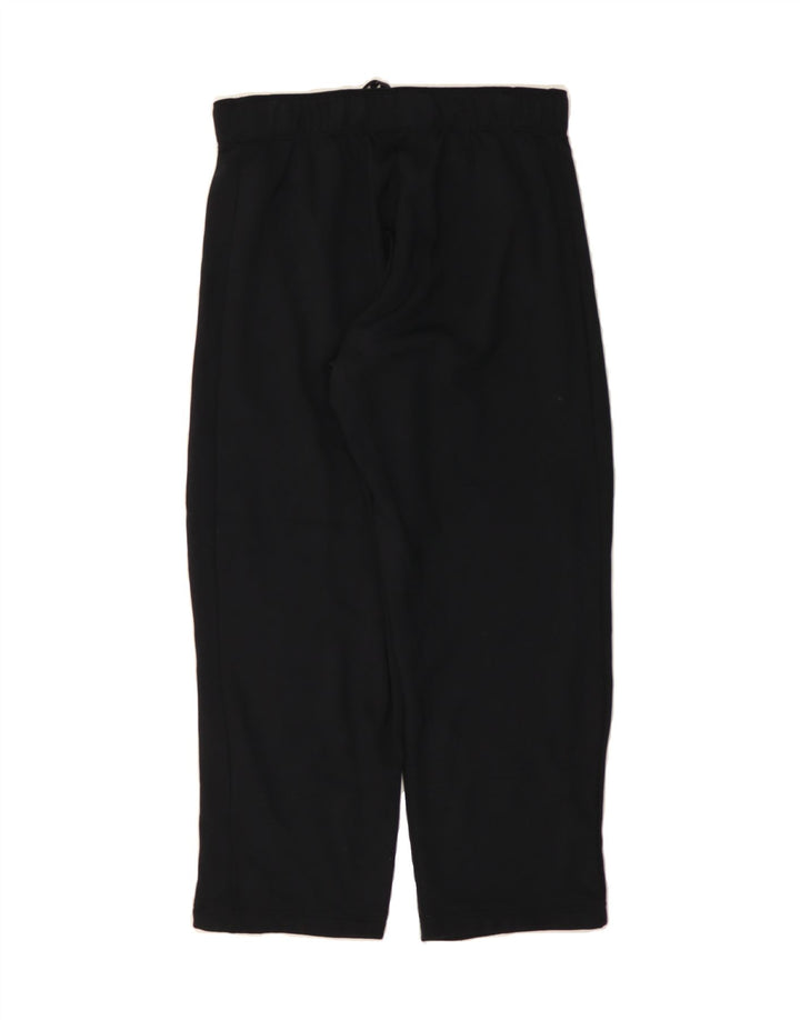 NIKE Womens Crop Tracksuit Trousers UK 12 Medium  Black Polyester Vintage Nike and Second-Hand Nike from Messina Hembry 