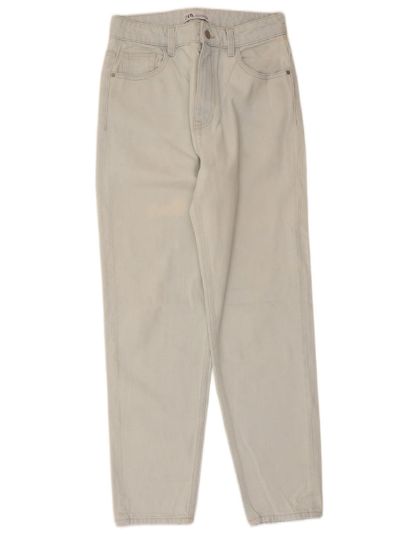 Zara Womens Tapered Jeans EU 36 XS W26 L27 Blue Cotton