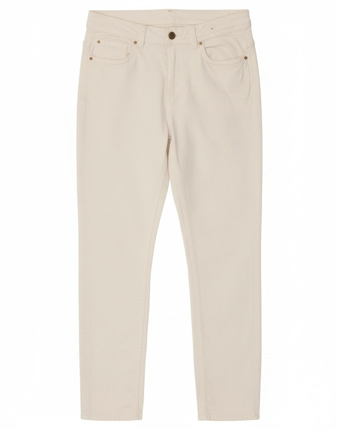 Zara Womens Crop Skinny Jeans EU 40 Medium W30 L26 White