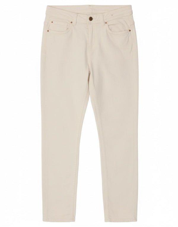 Zara Womens Crop Skinny Jeans EU 40 Medium W30 L26 White