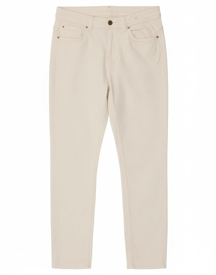 Zara Womens Crop Skinny Jeans EU 40 Medium W30 L26 White