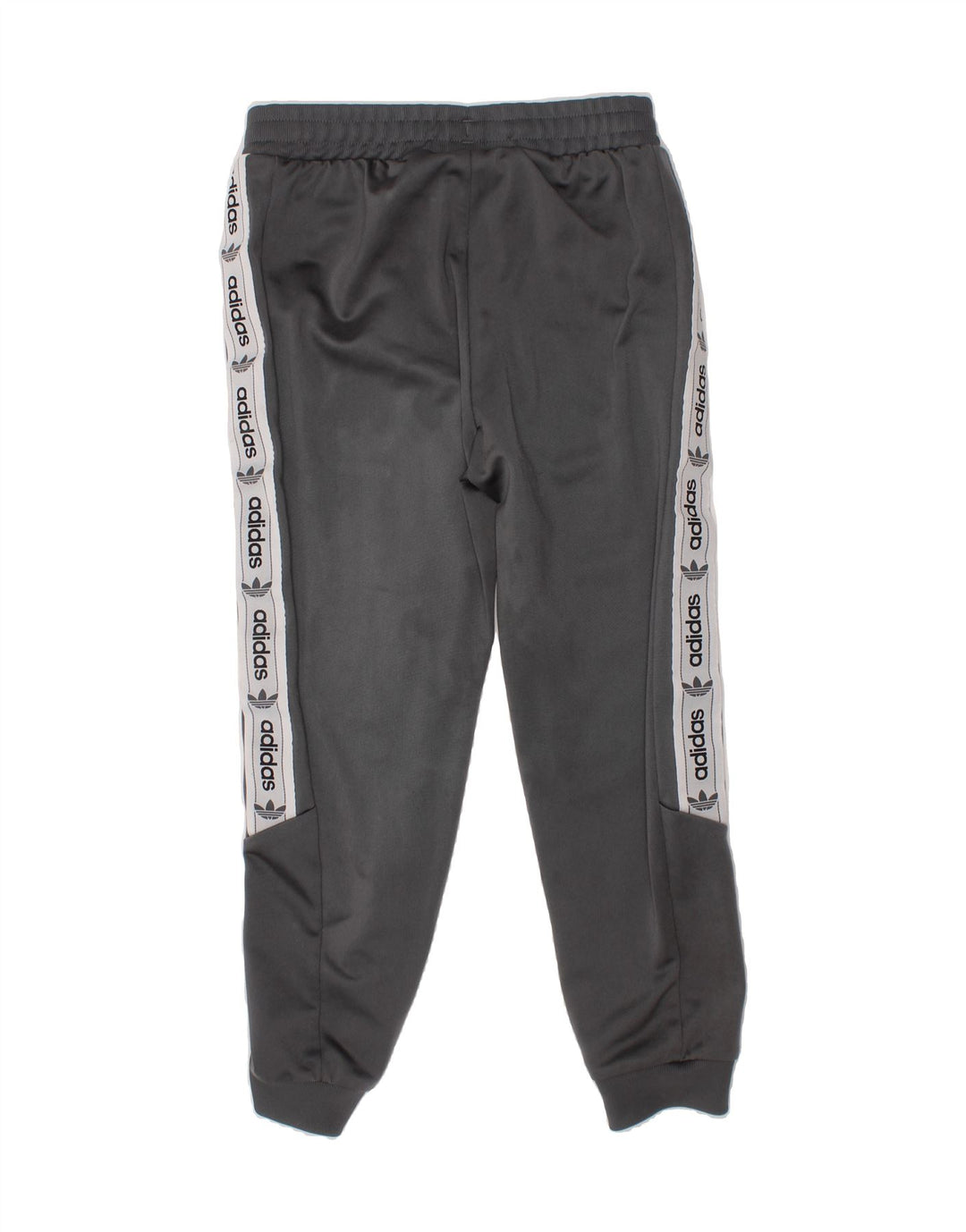 ADIDAS Boys Graphic Tracksuit Trousers Joggers 7-8 Years  Grey Polyester Vintage Adidas and Second-Hand Adidas from Messina Hembry 
